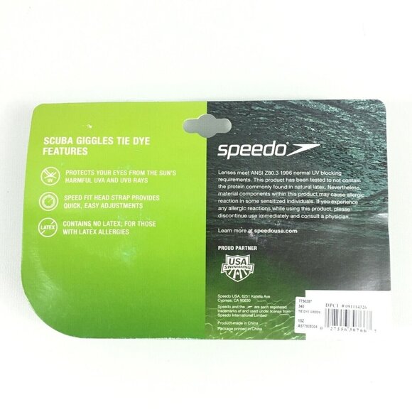 Speedo Scuba Goggles UV Protection Recreation Ages 3-8 - Picture 3 of 4